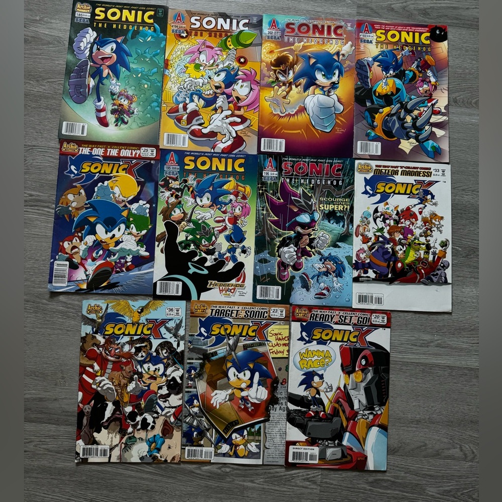 Sonic the Hedgehog Comic Book Collection